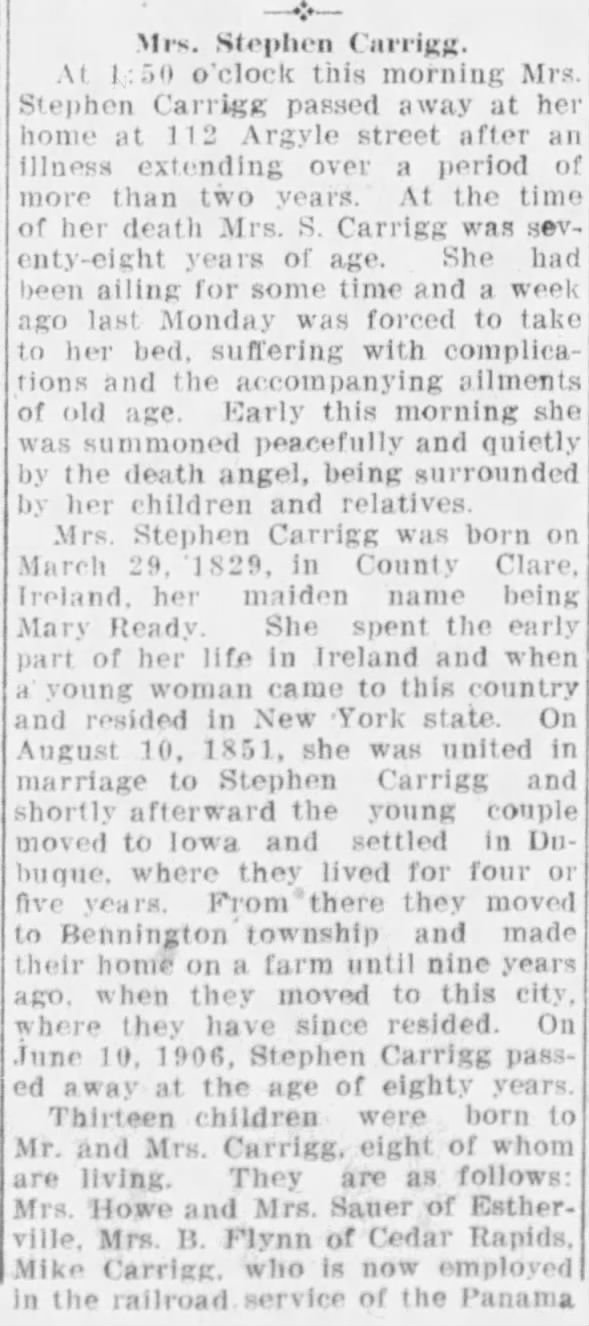 Clipping from The Courier